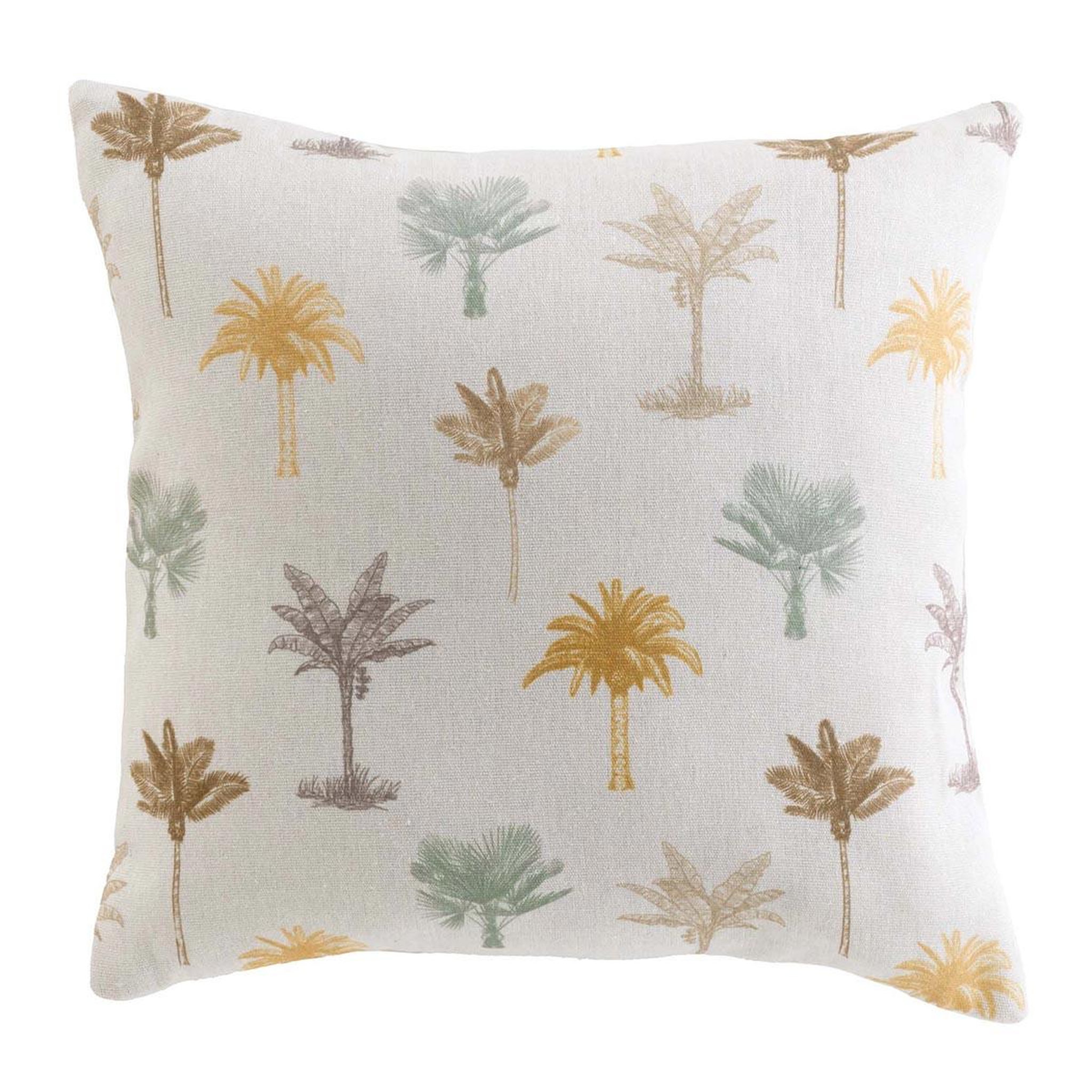 Douceur d'Intérieur Coussin déco imprimé  palmelia  45x45cm multicolore