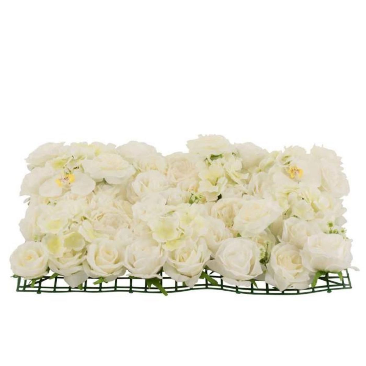 Paris Prix Panneau Mural de Fleurs  Roses  62cm Blanc