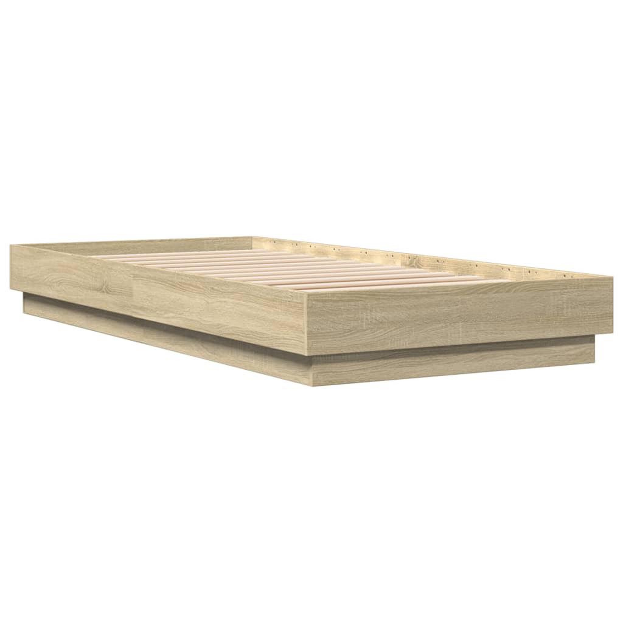 Voir la diapositive 3 : VIDAXL Cadre de lit sans matelas avec lumieres LED 100x200 cm