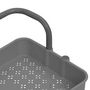 Voir la diapositive 5 : VIDAXL Chariot de cuisine 3 niveaux Gris 42x35x85 cm Fer et ABS