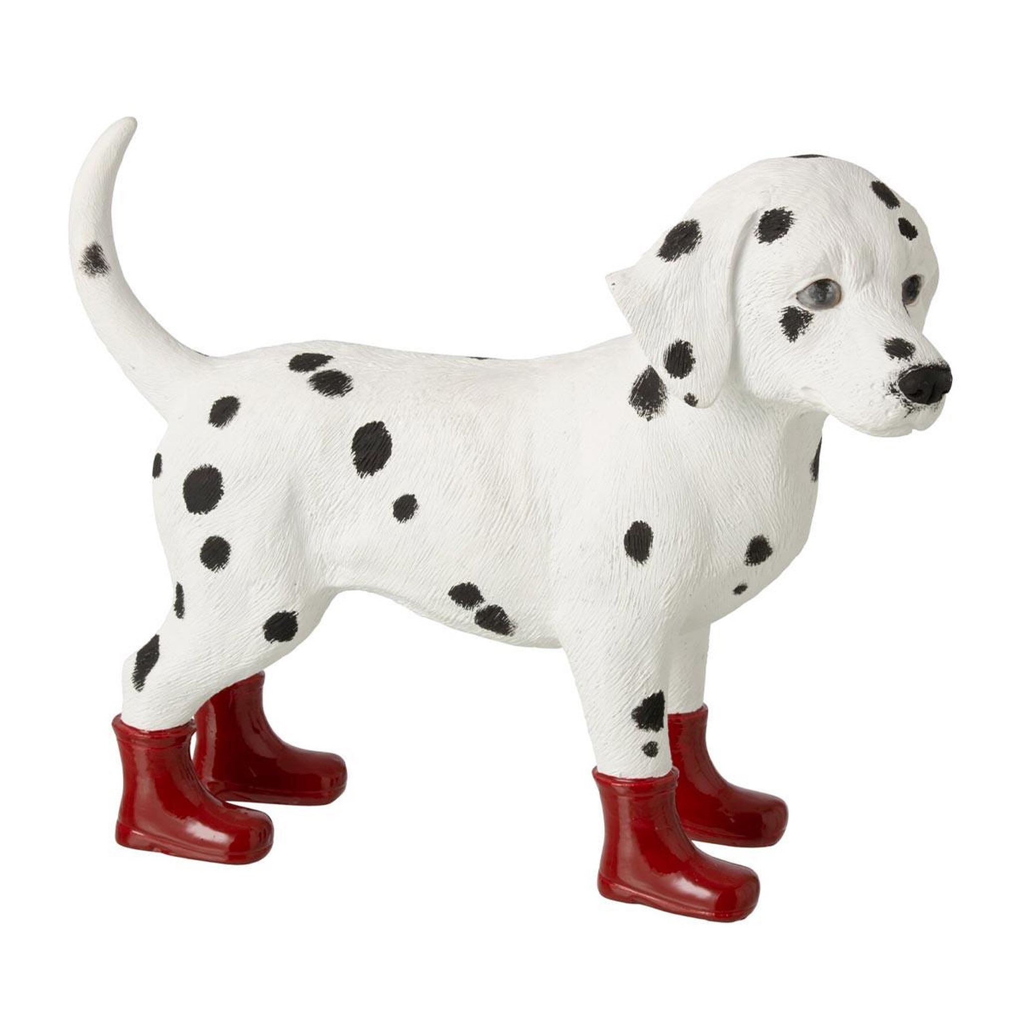 J-LINE Statuette déco dalmatien  kenzo  30cm multicolore