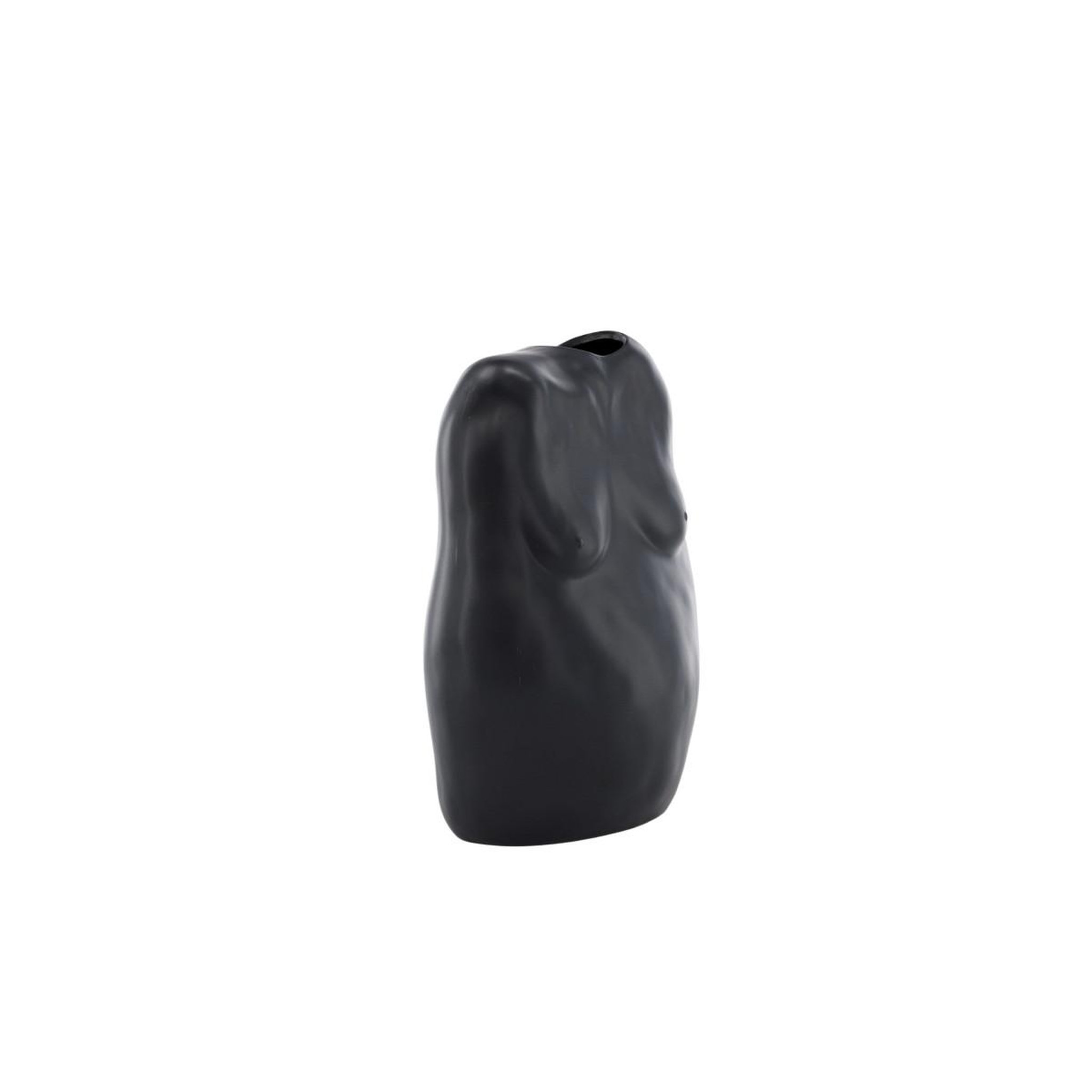 Voir la diapositive 3 : Paris Prix Vase buste en céramique  romie  28cm noir