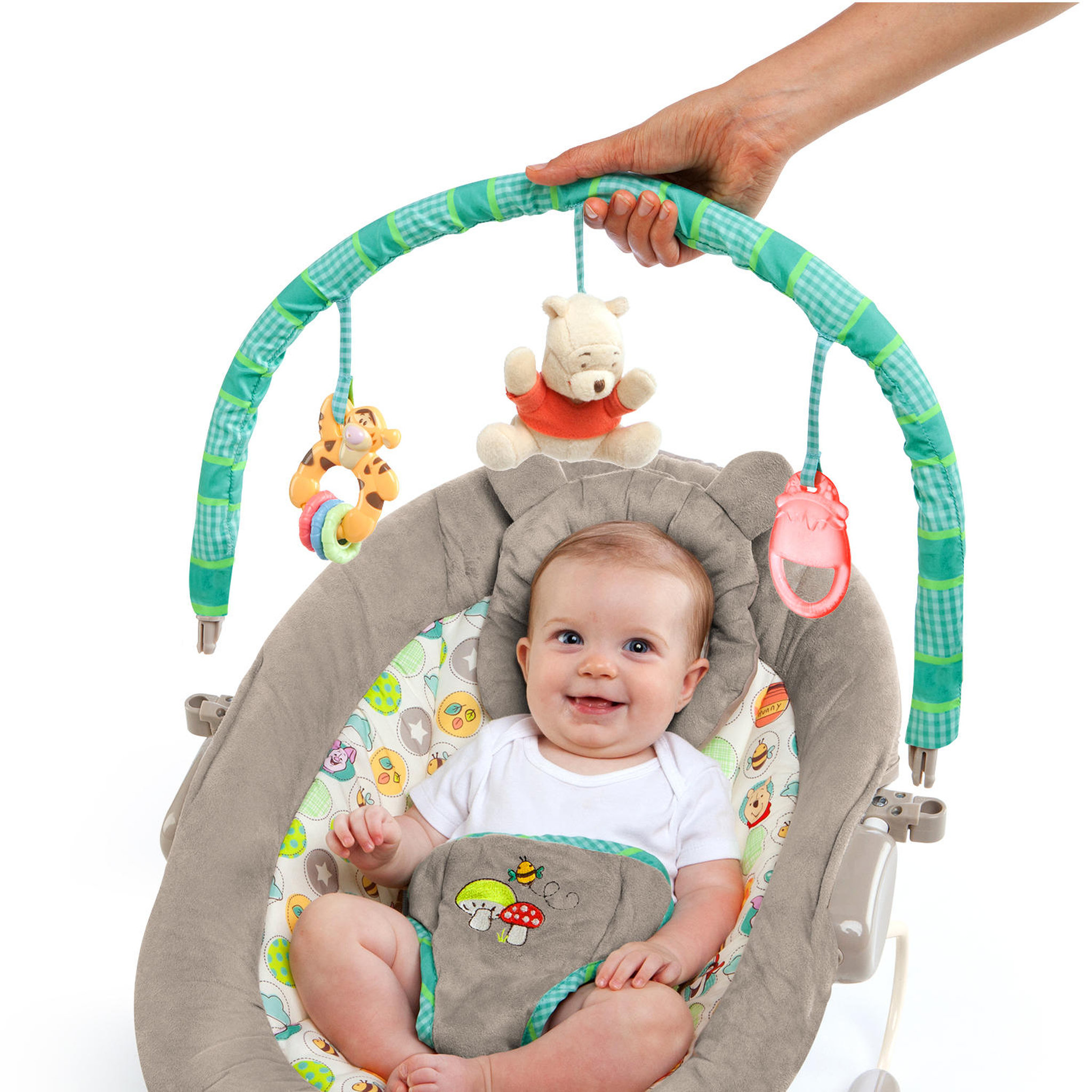 Voir la diapositive 4 : DISNEY Transat bébé vibrant Winnie The Pooh