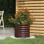 VIDAXL Jardiniere de jardin Acier enduit de poudre 40x40x36 cm Marron
