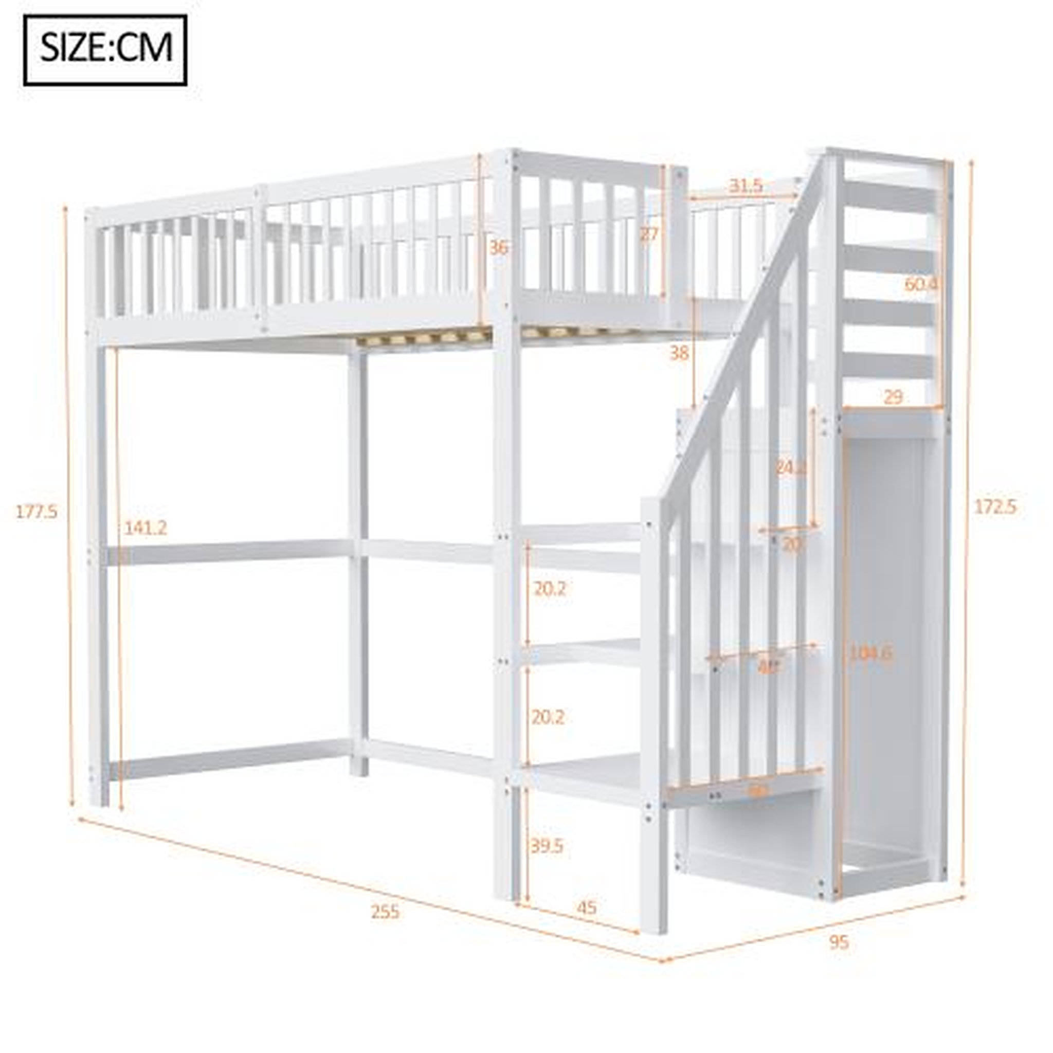 Voir la diapositive 3 : MERAX Lit mezzanine