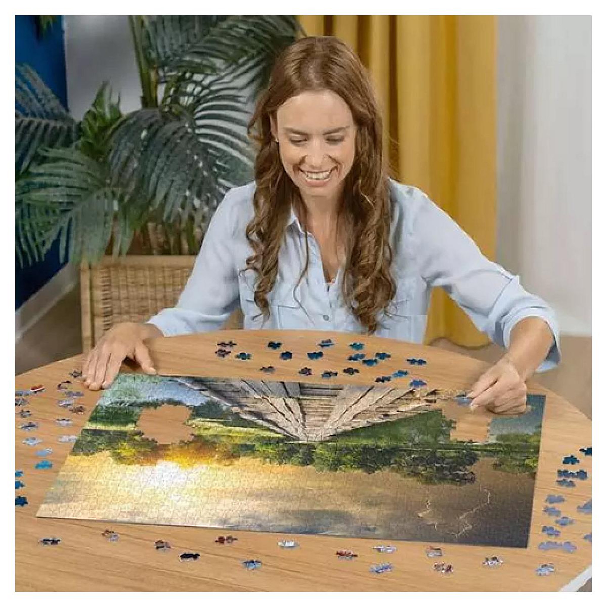 Voir la diapositive 3 : RAVENSBURGER Puzzle 1000 pieces - Lumière mystique