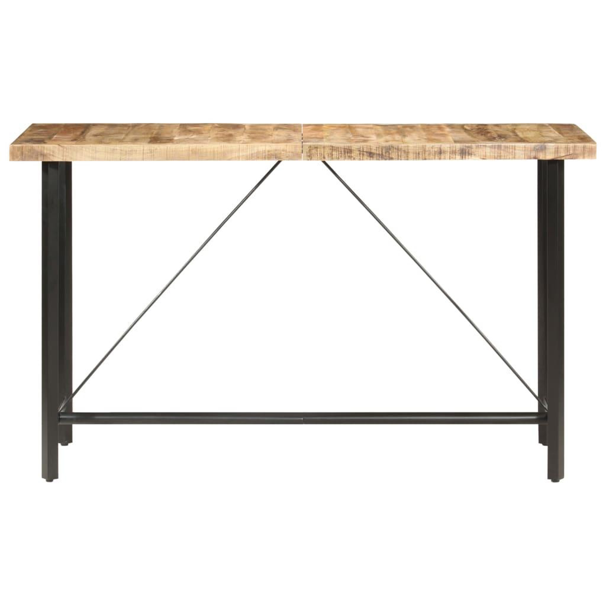 Voir la diapositive 2 : VIDAXL Table de bar 180x70x107 cm Bois de manguier brut
