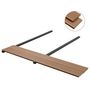 Voir la diapositive 3 : VIDAXL Panneaux de terrasse solides et accessoires WPC 10m² 2,2 m Teck