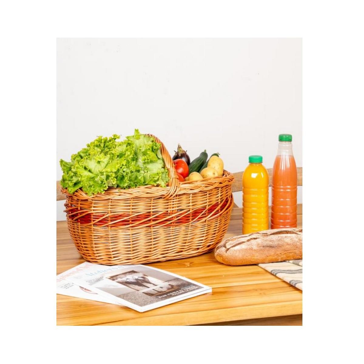 Aubry gaspard Panier ovale marron - PMA1620