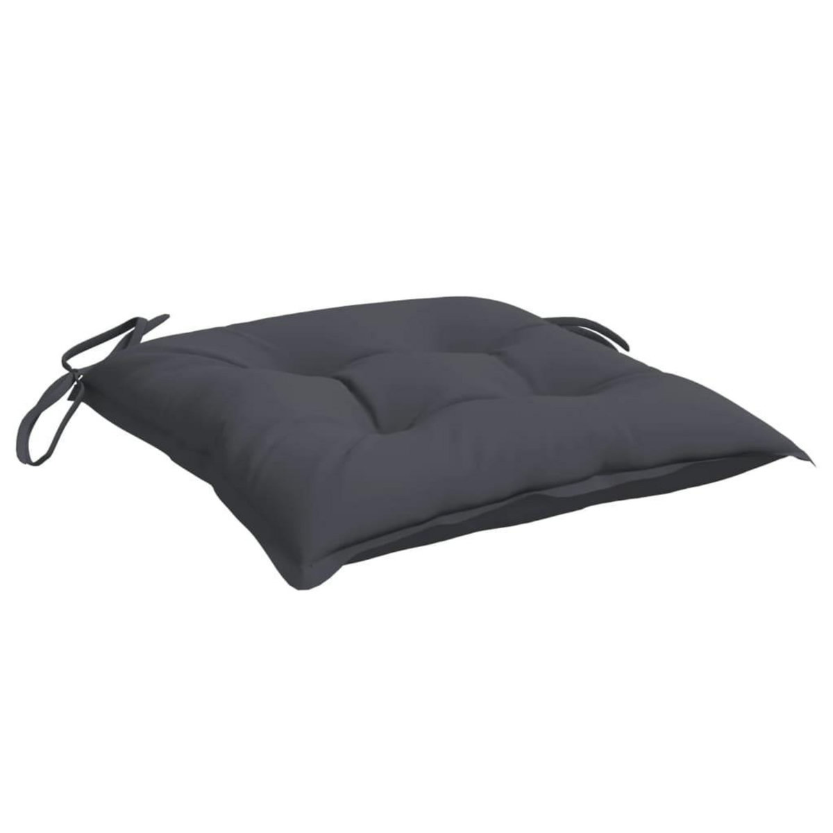 VIDAXL Coussins de chaise lot de 6 anthracite 40x40x7 cm