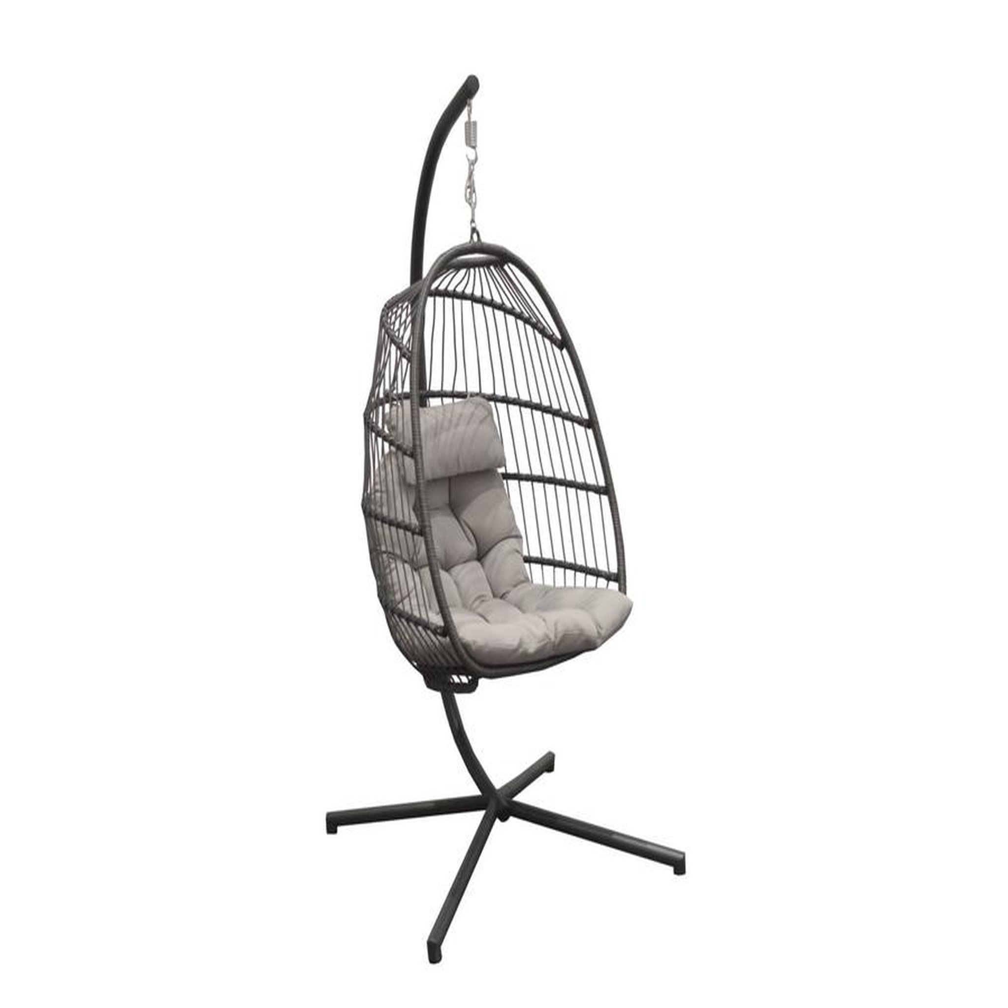 Proloisirs Fauteuil suspendu - Gris kiwi
