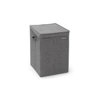 BRABANTIA Panier à linge empilable noir 35 litres