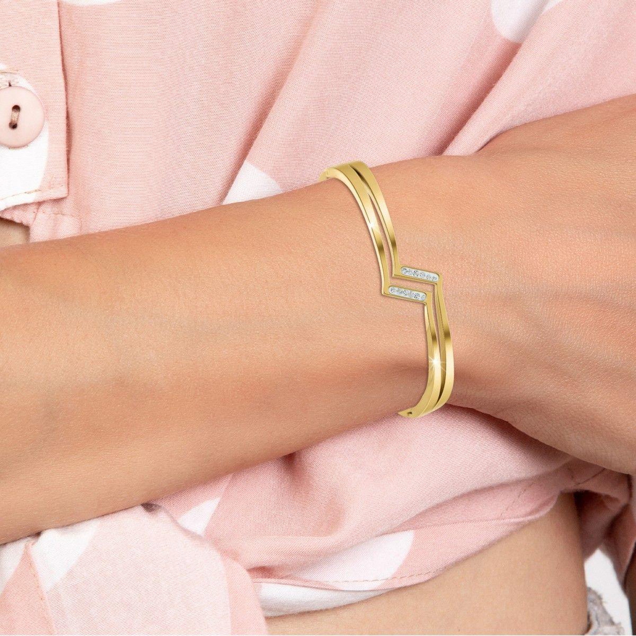 Voir la diapositive 2 : SC BOHEME Bracelet par SC Bohème orné de Cristaux scintillants