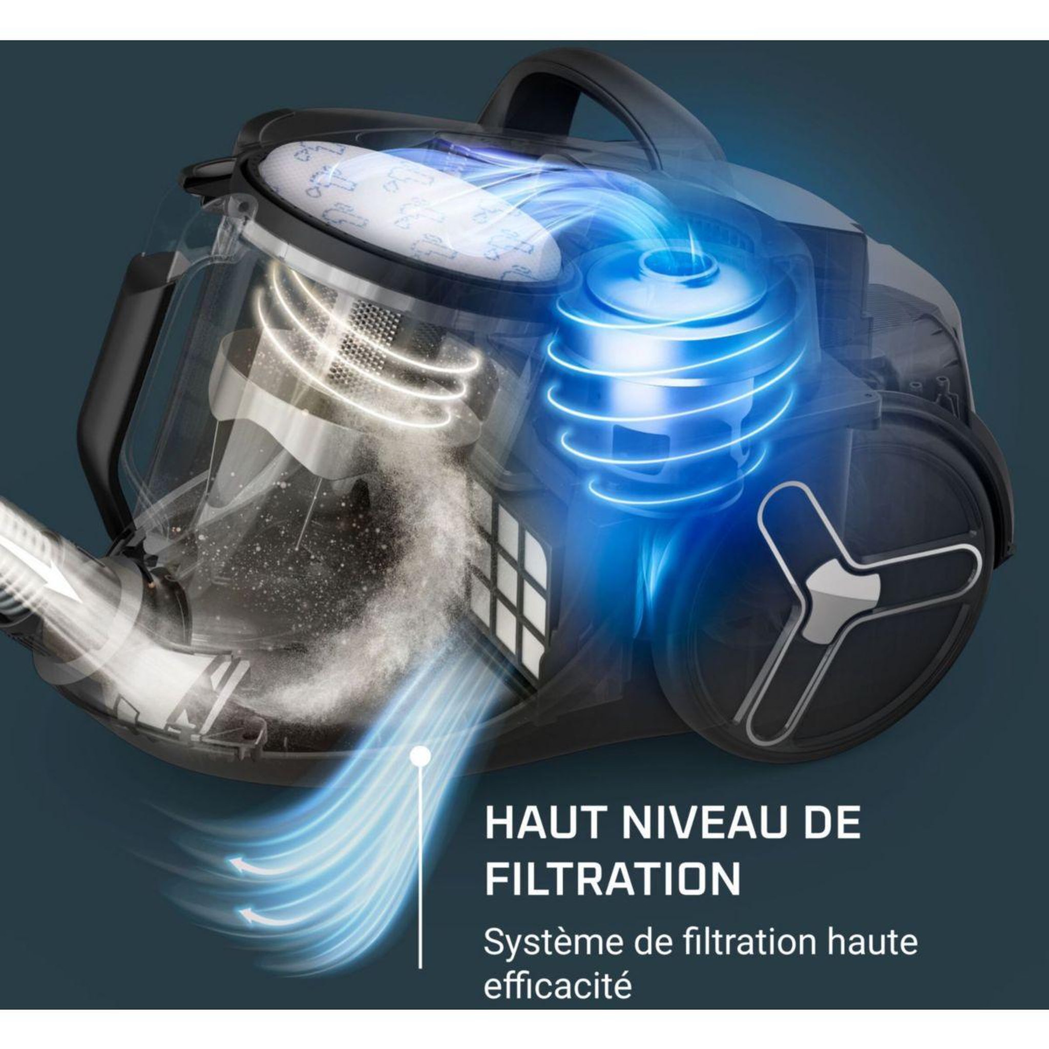 Voir la diapositive 3 : ROWENTA Aspirateur sans sac Green force cyclonic max RO7B13EA