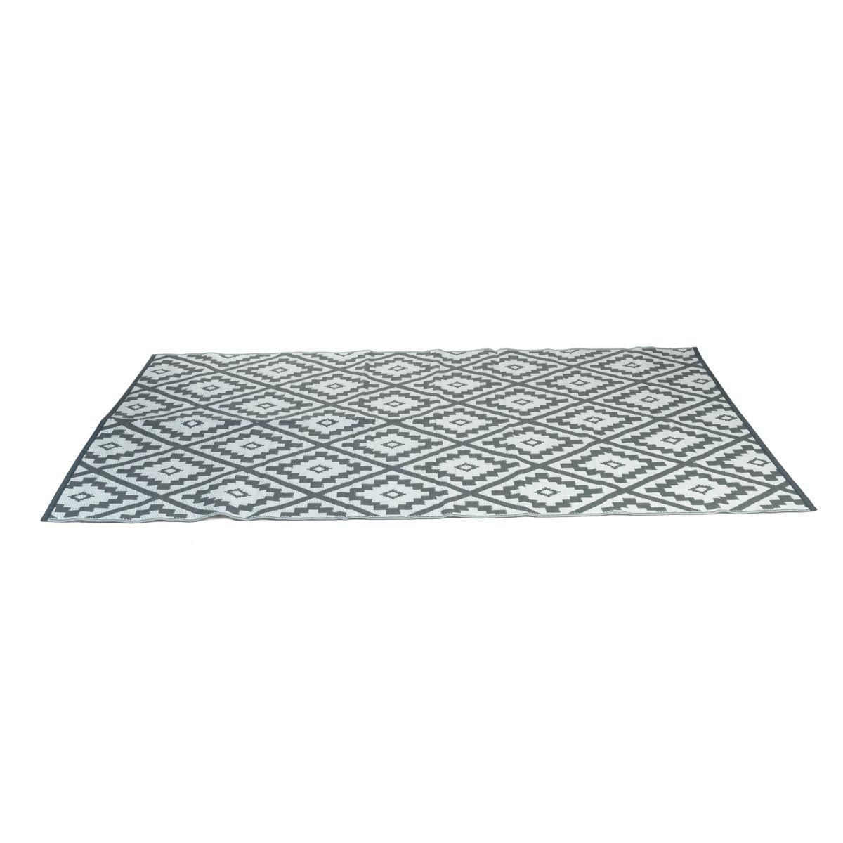 Inkazen Tapis extérieur - 160x240cm - Gris - VAHINE
