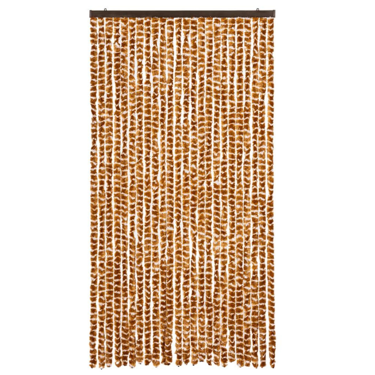 VIDAXL Moustiquaire Ocre et blanc 100x220 cm Chenille