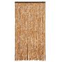 Voir la diapositive 3 : VIDAXL Moustiquaire Ocre et blanc 100x220 cm Chenille