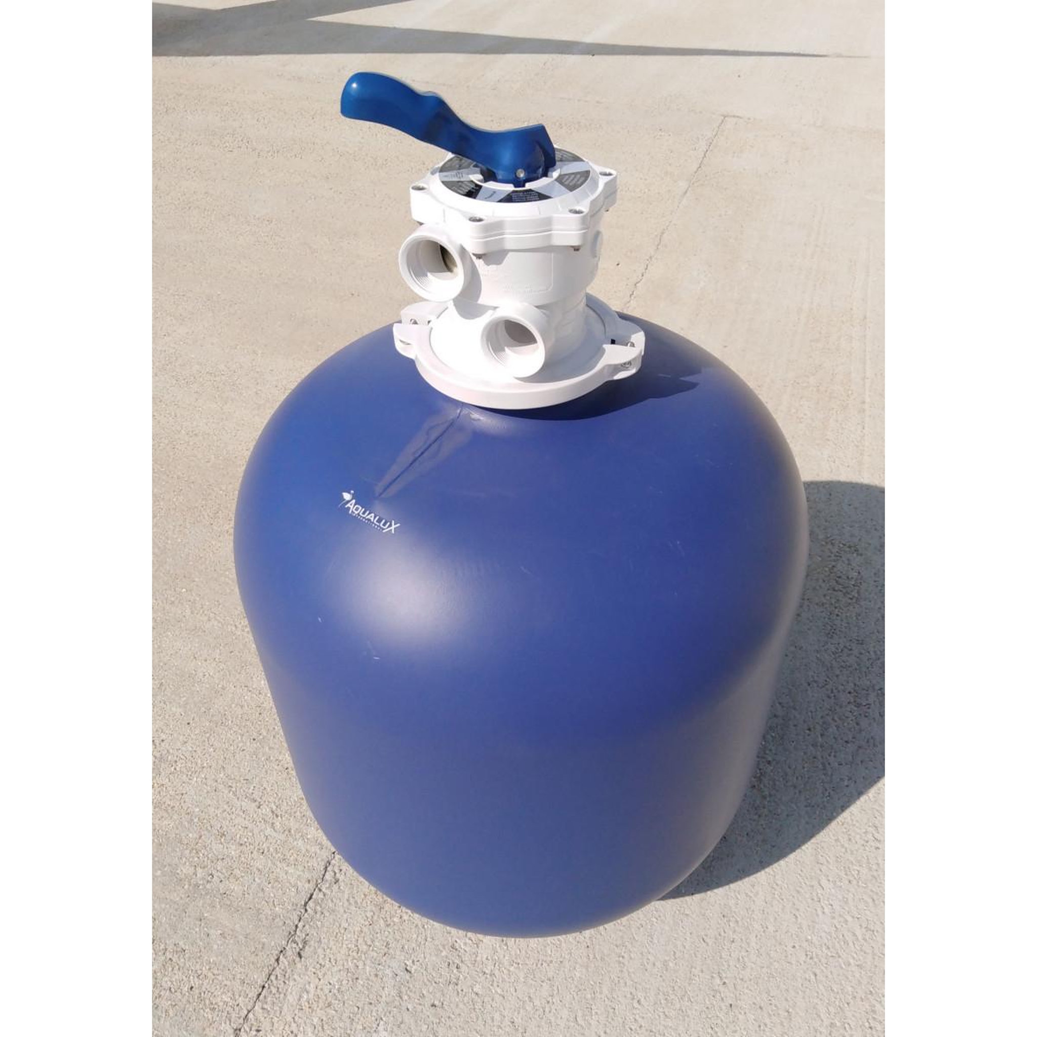 Voir la diapositive 2 : AQUALUX Filtre à sable top pour piscine - 30 m3 - 5m3/h - fsnt05