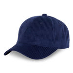 SERGE BLANCO Casquette Baseball homme en velours côtelé Velvet. Coloris disponibles : Bleu