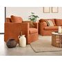 Voir la diapositive 2 : LISA DESIGN Serena - fauteuil déhoussable en velours texturé
