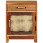 Voir la diapositive 3 : VIDAXL Table de chevet 40x30x50 cm Bois de recuperation massif