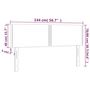Voir la diapositive 6 : VIDAXL Tetes de lit 2 pcs Bleu fonce 72x5x78/88 cm Velours