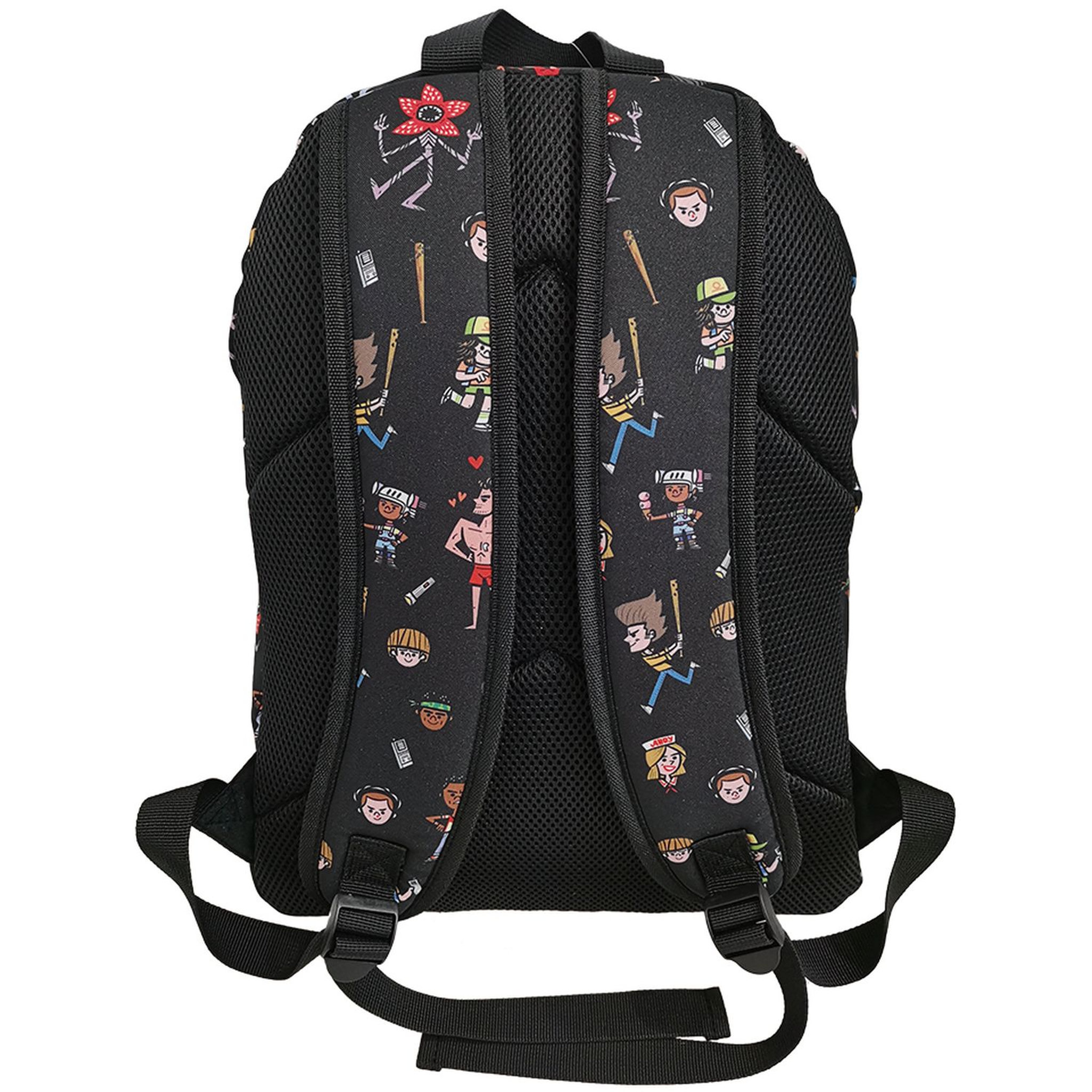 Voir la diapositive 4 : Stranger Things Sac à dos 1 compartiment noir STRANGER THINGS