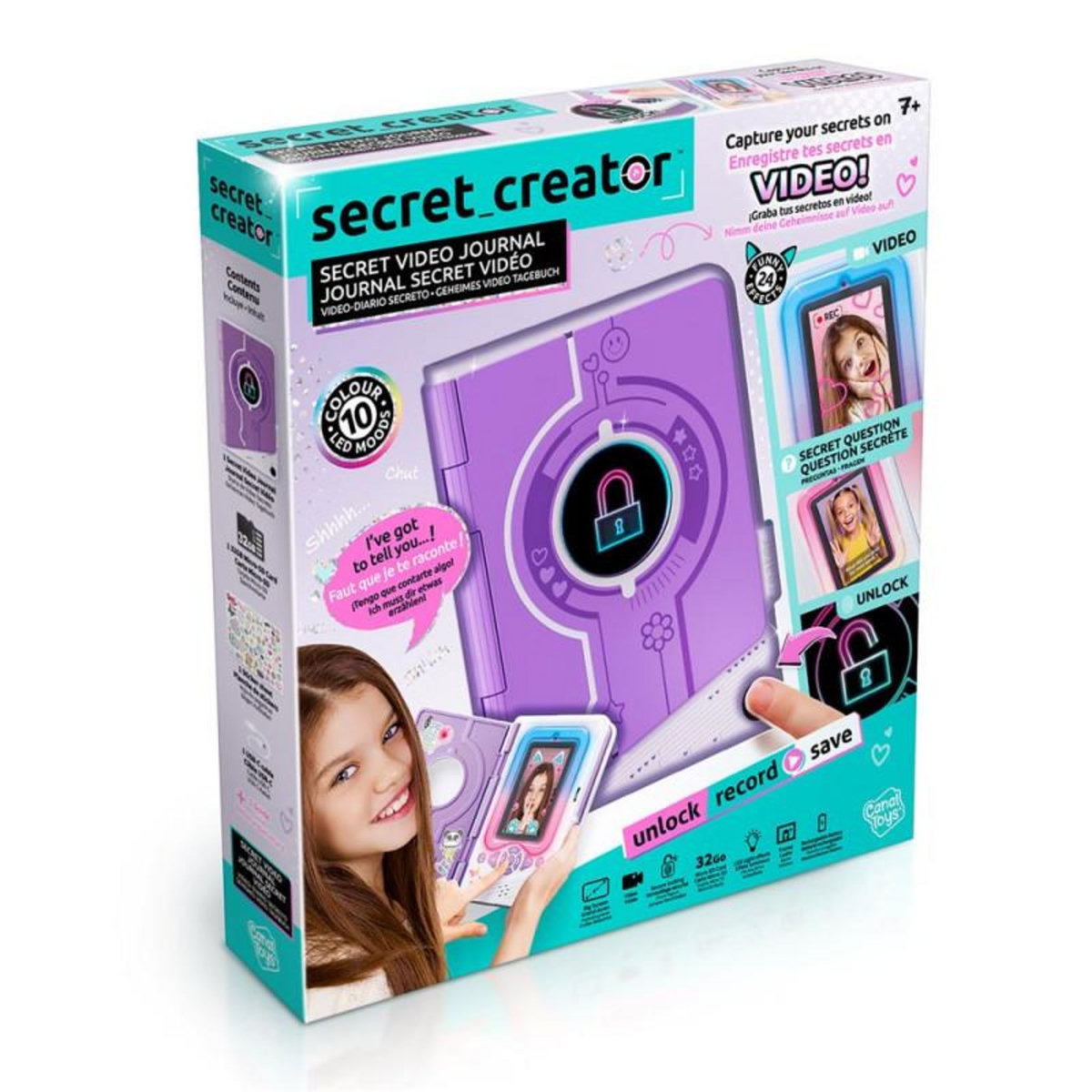 Canal Toys Jeu électronique Canal Toys Journal Secret Vidéo