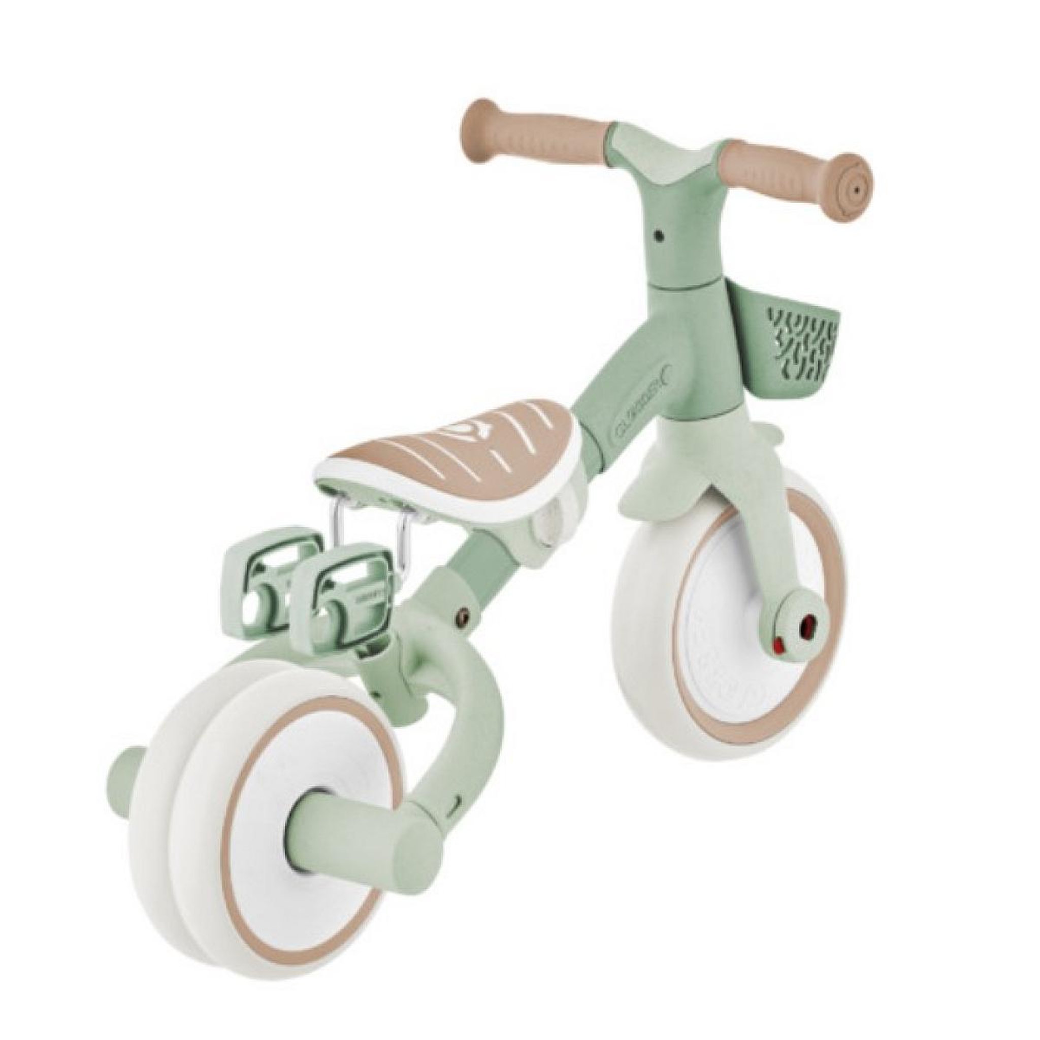 Voir la diapositive 3 : Globber Tricycle 3 en 1 Eco-Logic Vert/Sauge