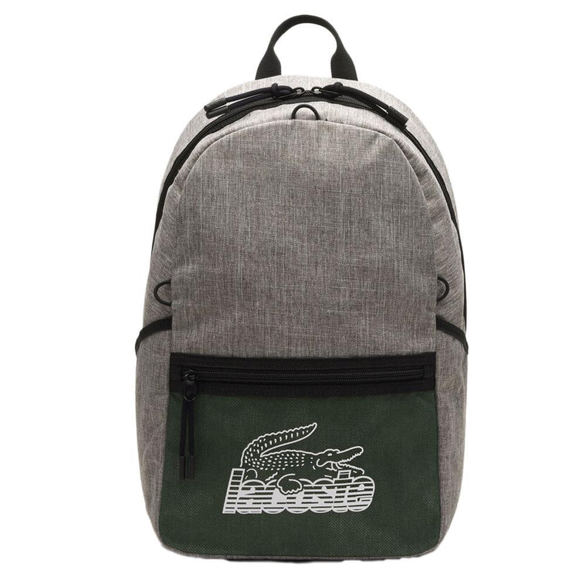 Lacoste Sac à dos gris/vert homme lacoste nh4144nz. Coloris disponibles : Gris
