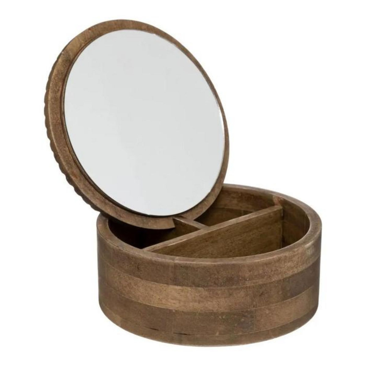 ATMOSPHERA Boîte à Bijoux en Bois  Alicante  18cm Marron