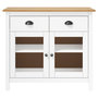 Voir la diapositive 2 : VIDAXL Buffet Hill Blanc 90x40x80 cm Bois de pin solide