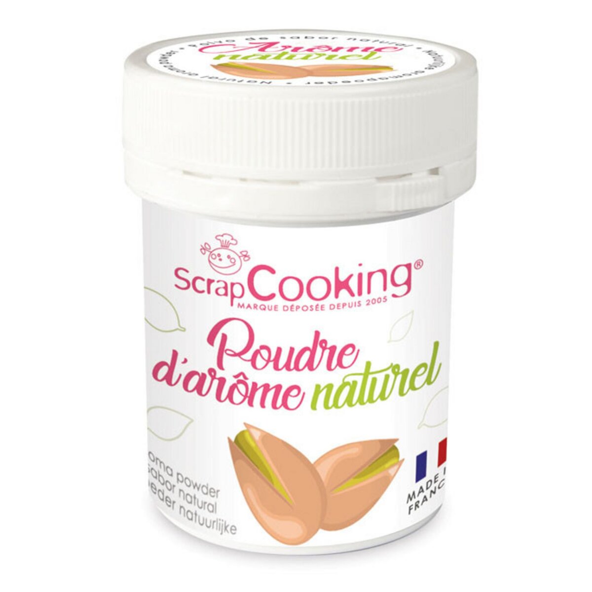 SCRAPCOOKING Arôme alimentaire naturel en poudre 30 g - pistache pas cher 