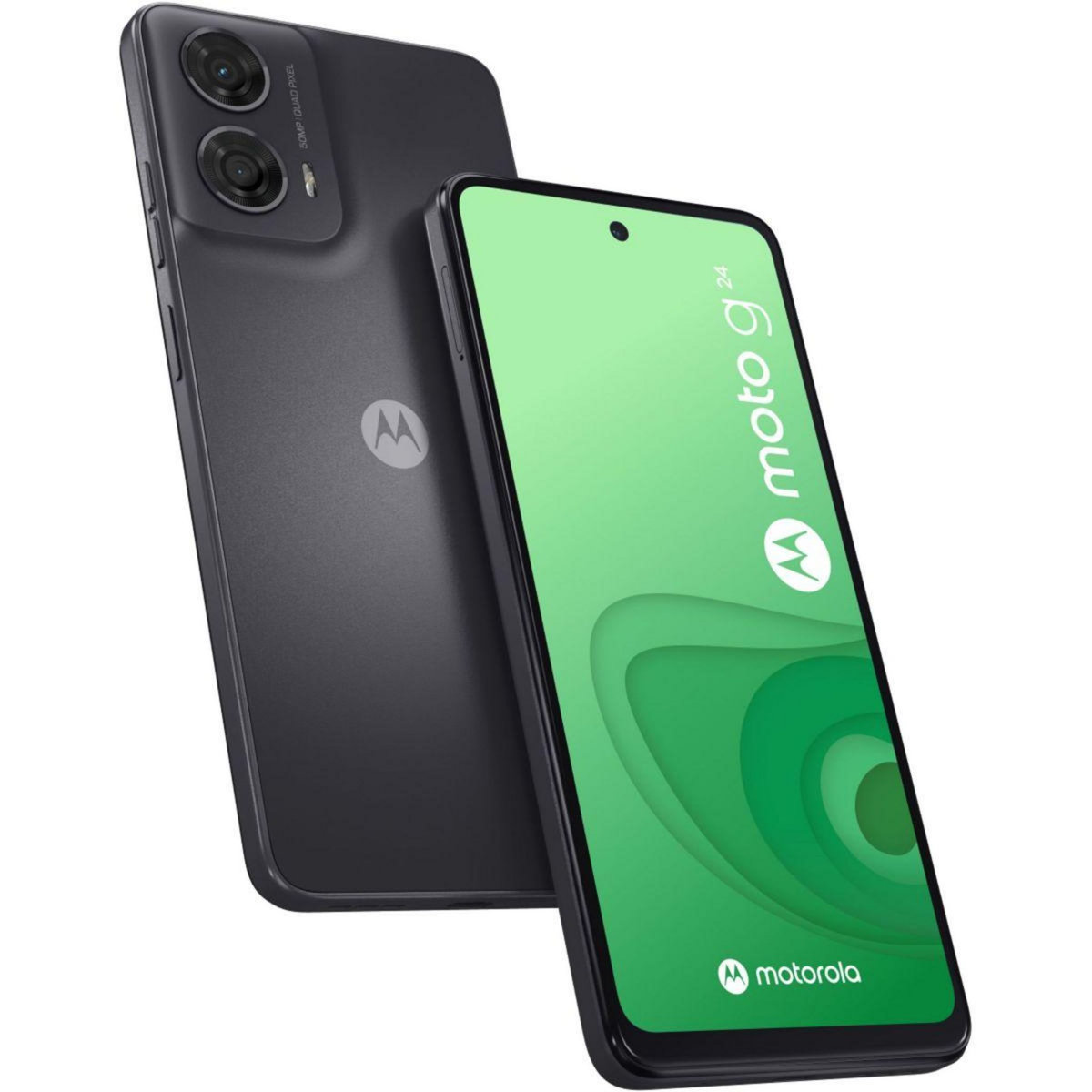 MOTOROLA Smartphone Pack G24 + Nano Tag + Coque et Chargeur