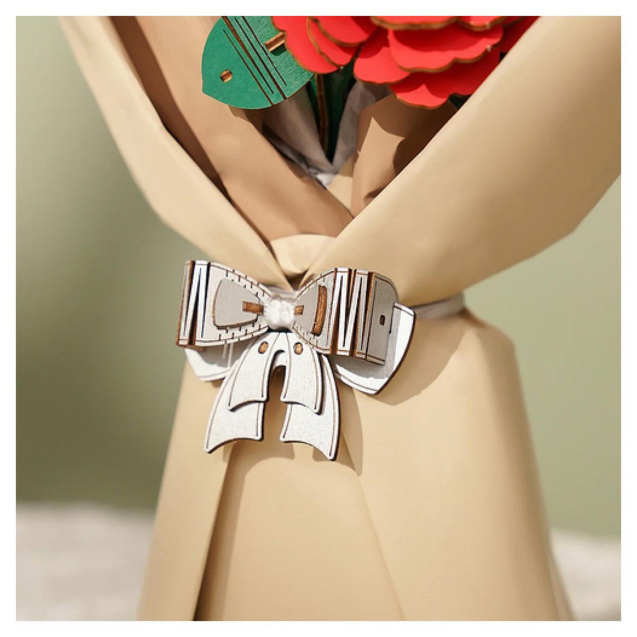 Voir la diapositive 6 : ROBOTIME Wooden Bloom Craft: Bouquet de fleurs