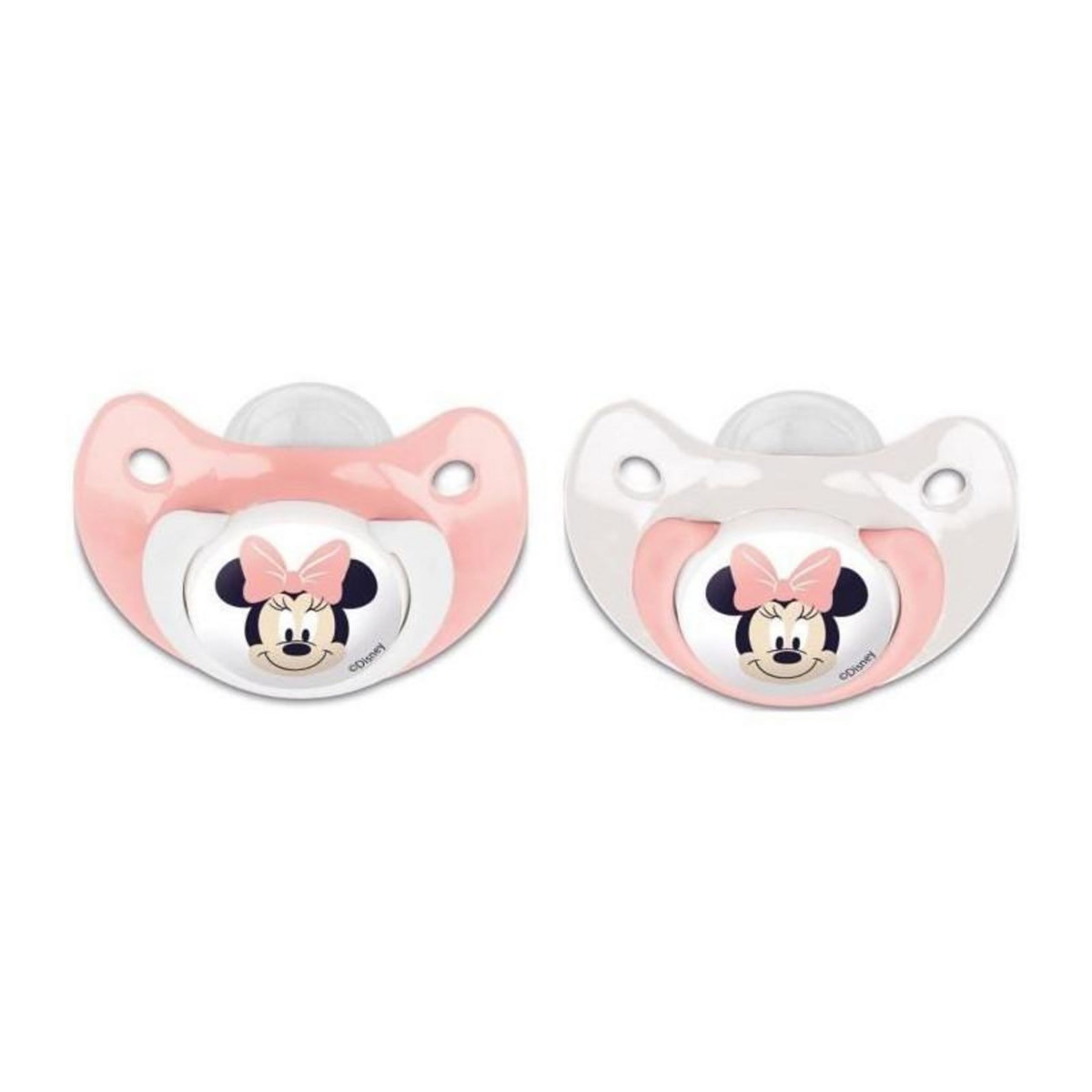 STOR Lot de 2 sucettes anatomique Minnie Disney +6mois
