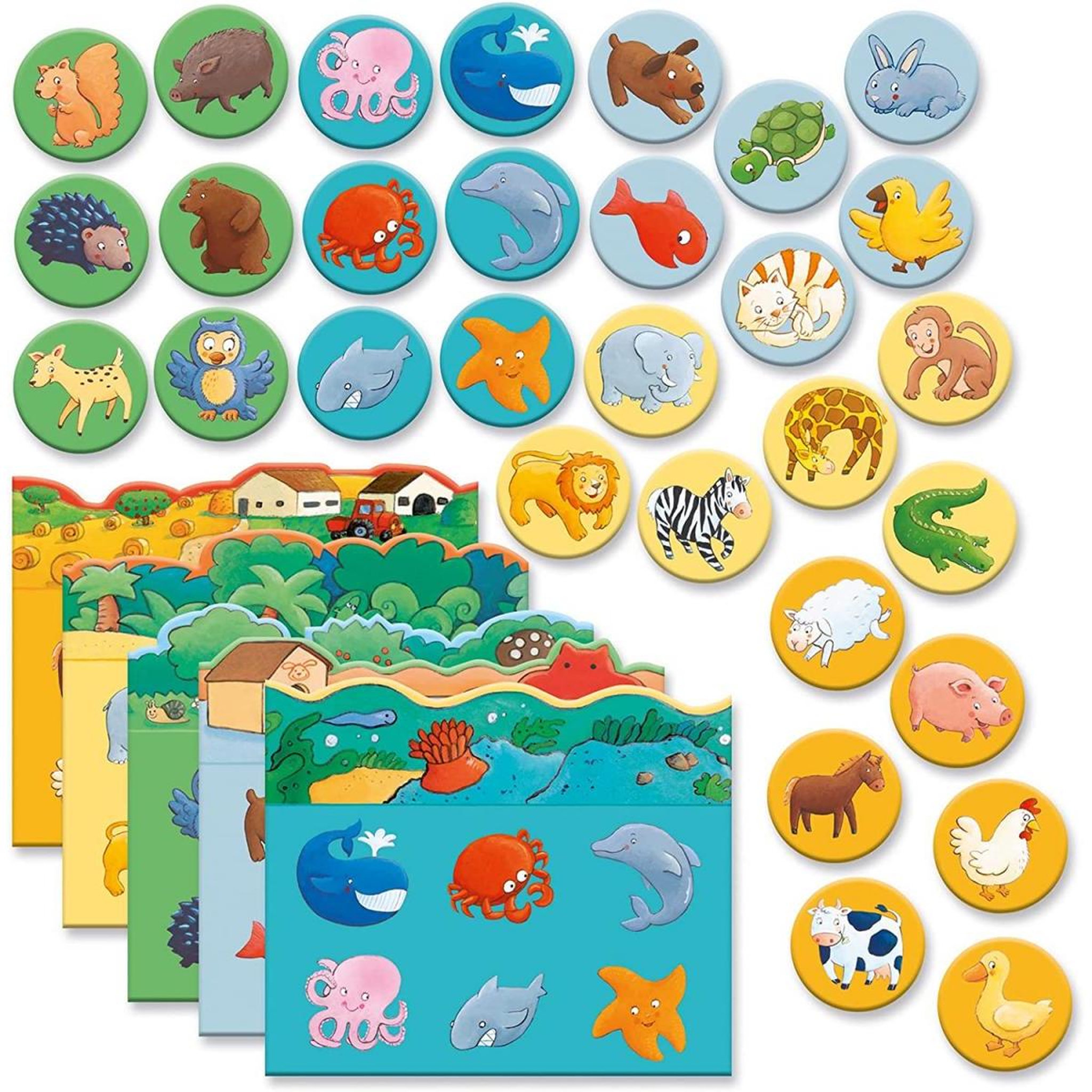 Voir la diapositive 3 : Djeco Jeu éducatif Loto des Animaux