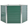 Voir la diapositive 2 : VIDAXL Lit sureleve de jardin Acier galvanise 129x129x77 cm Vert