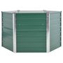 Voir la diapositive 2 : VIDAXL Lit sureleve de jardin Acier galvanise 129x129x77 cm Vert
