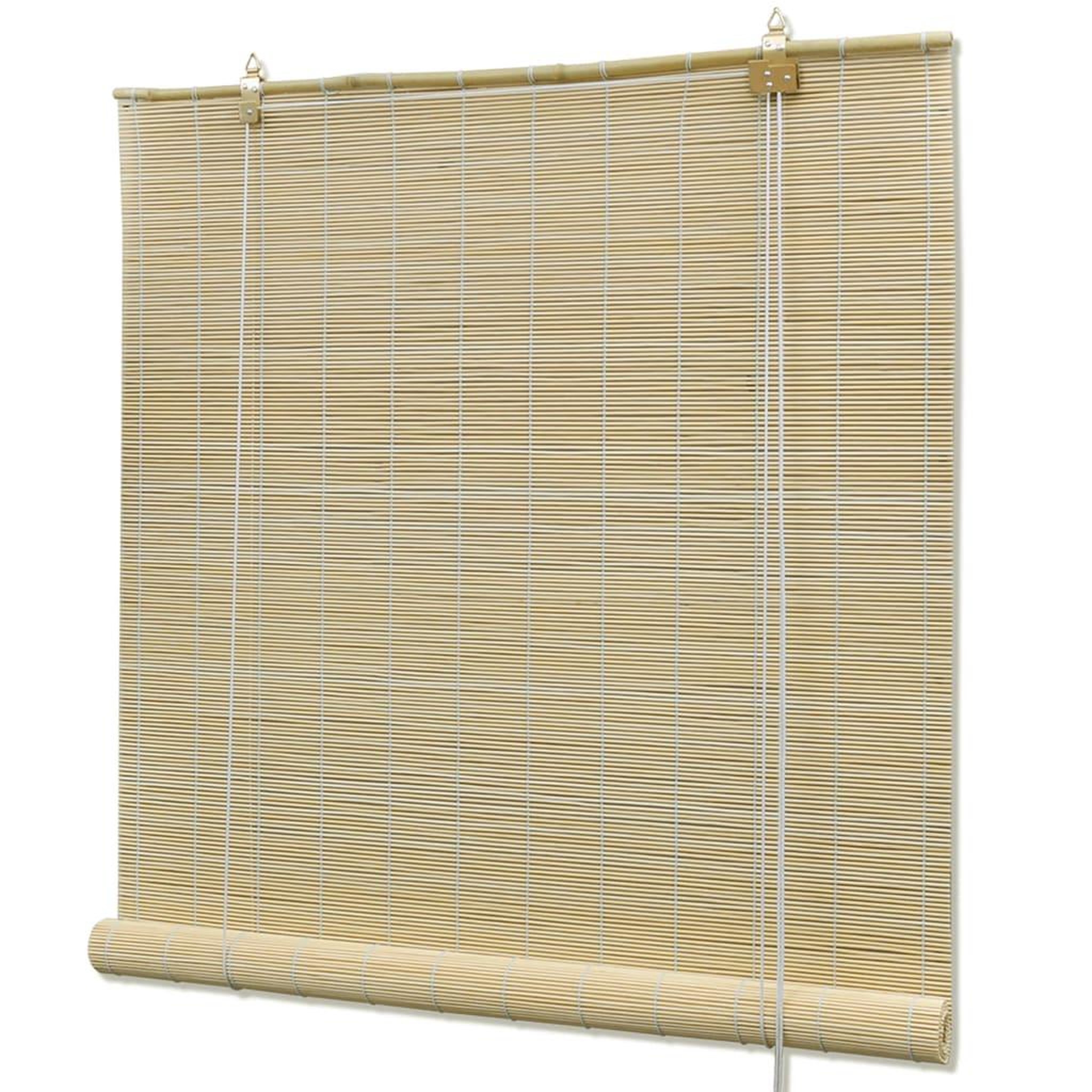 VIDAXL Store a rouleau bambou naturel 120x160 cm