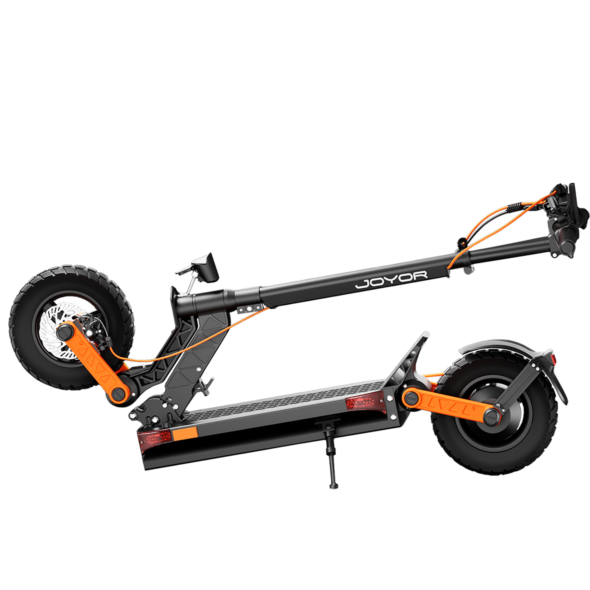 Voir la diapositive 3 : JOYOR Trottinette électrique pliable Joyor S8, moteur 26 Ah 48 V 600 W
