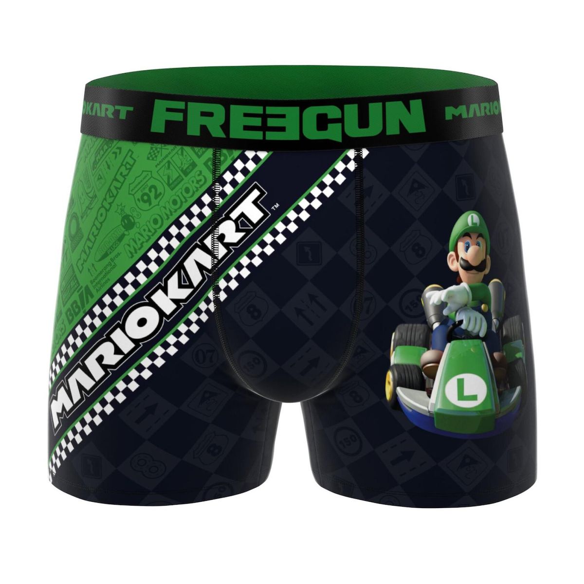FREEGUN Lot de 3 boxers homme Mario Kart