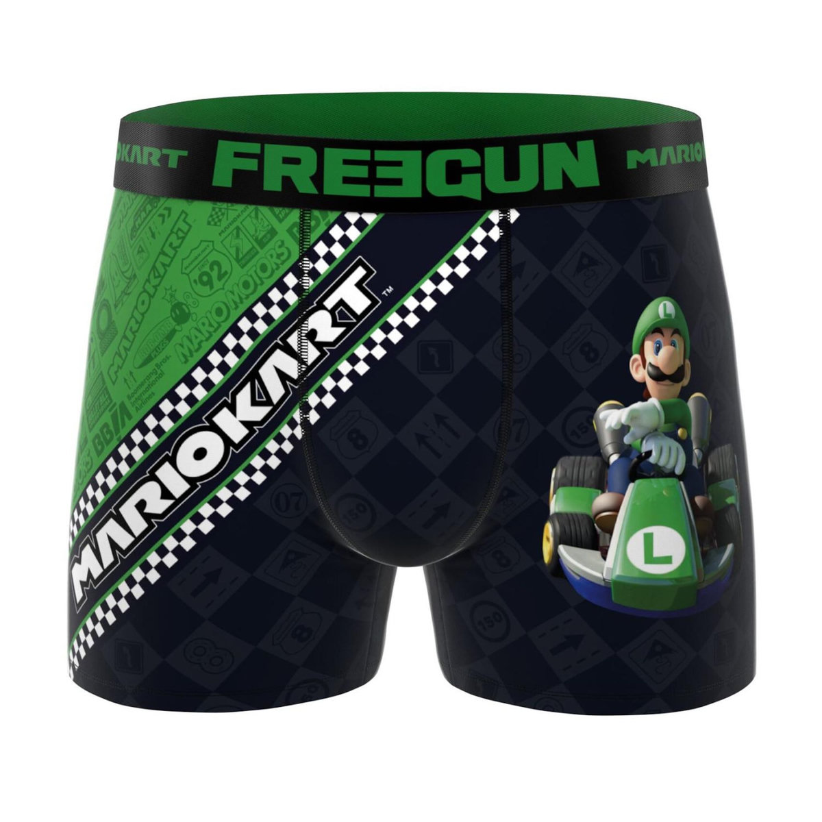 FREEGUN Lot de 3 boxers homme Mario Kart
