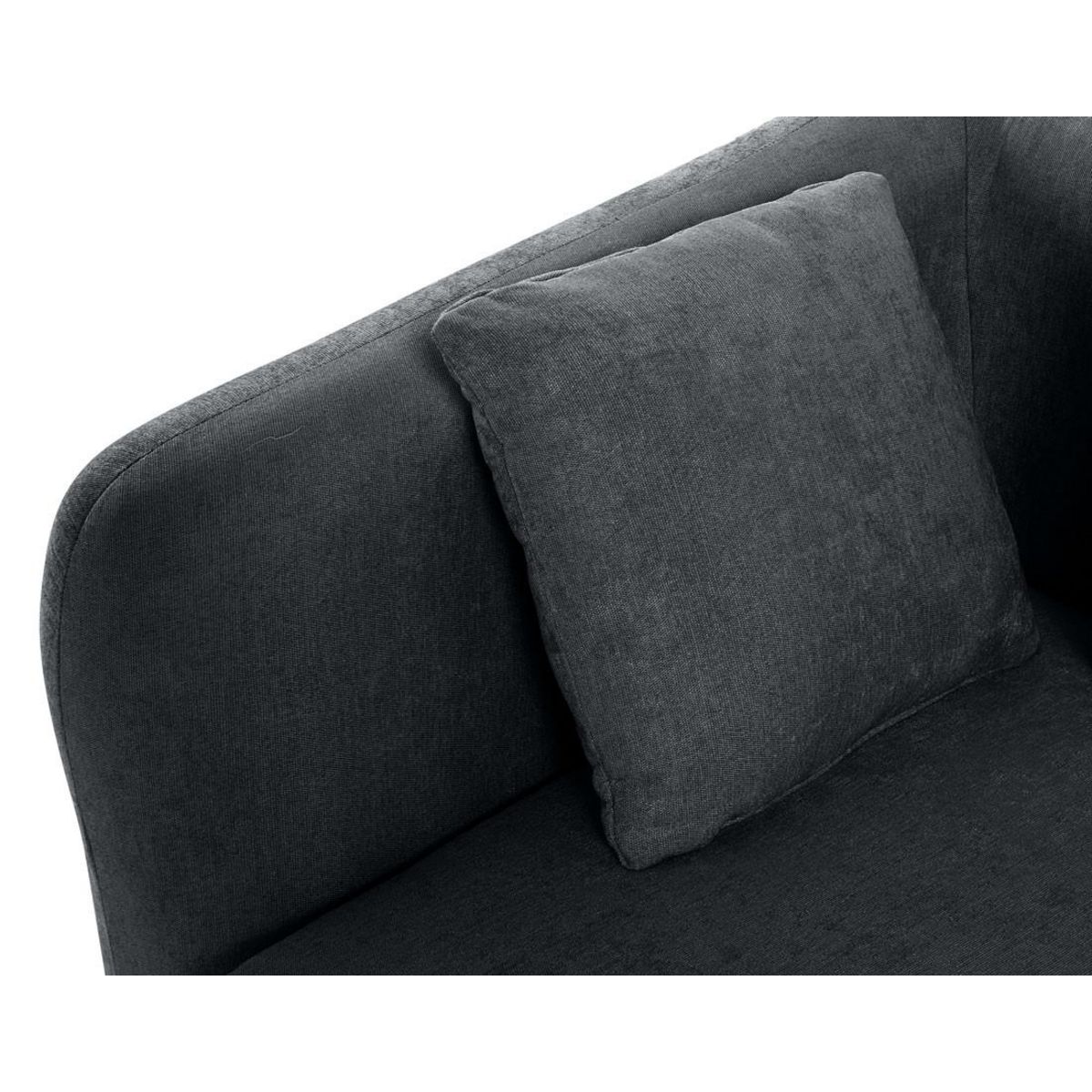 LISA DESIGN Ikare - module d'assise d'angle gauche - en tissu