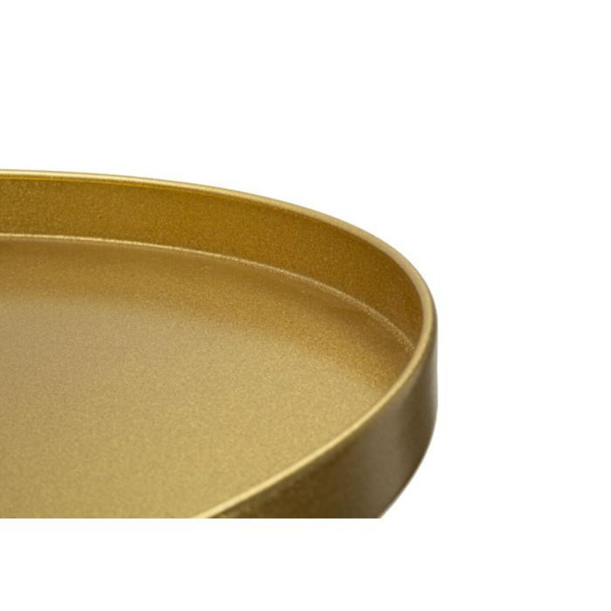 Paris Prix Table d'Appoint en Métal  Doha  100cm Or