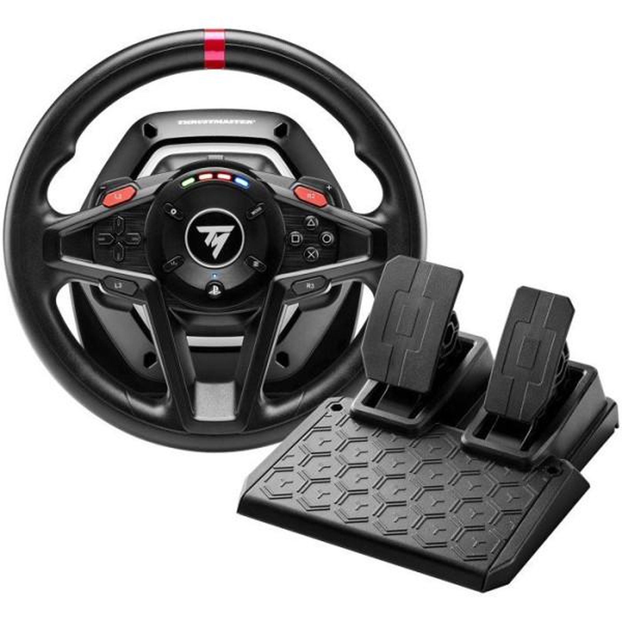 Thrustmaster Pack volant + pédalier - thrustmaster - t128 simtask farming - compatible pc et ps5 - noir