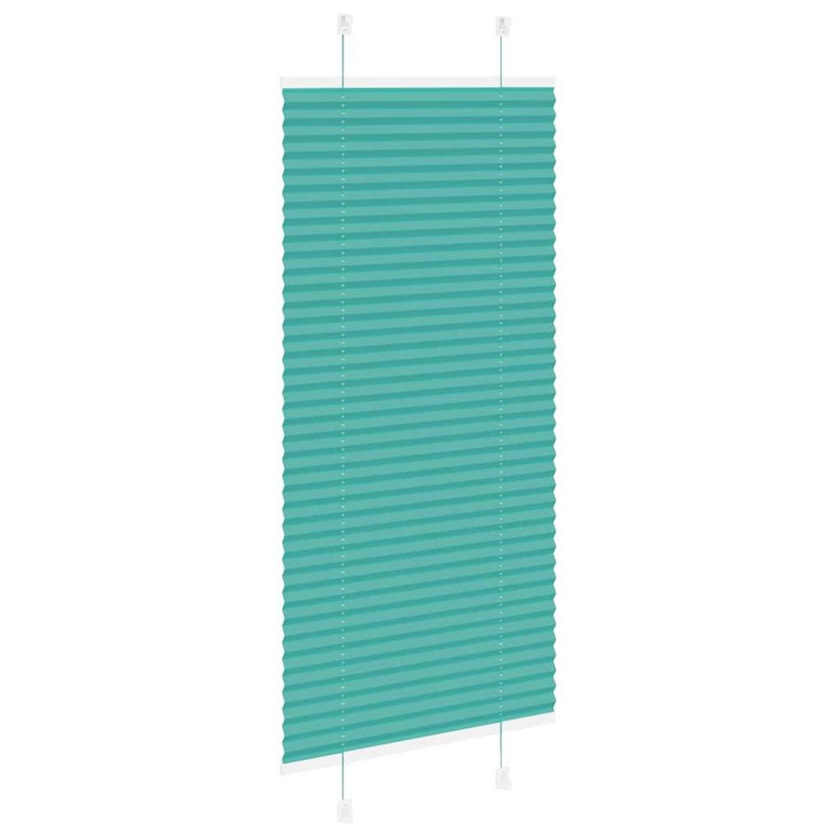 VIDAXL Store plisse vert petrole 55x150 cm largeur du tissu 54,4 cm