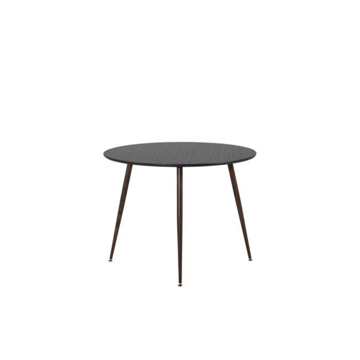 Paris Prix Table à Manger Ronde  Plaza  100cm Noir