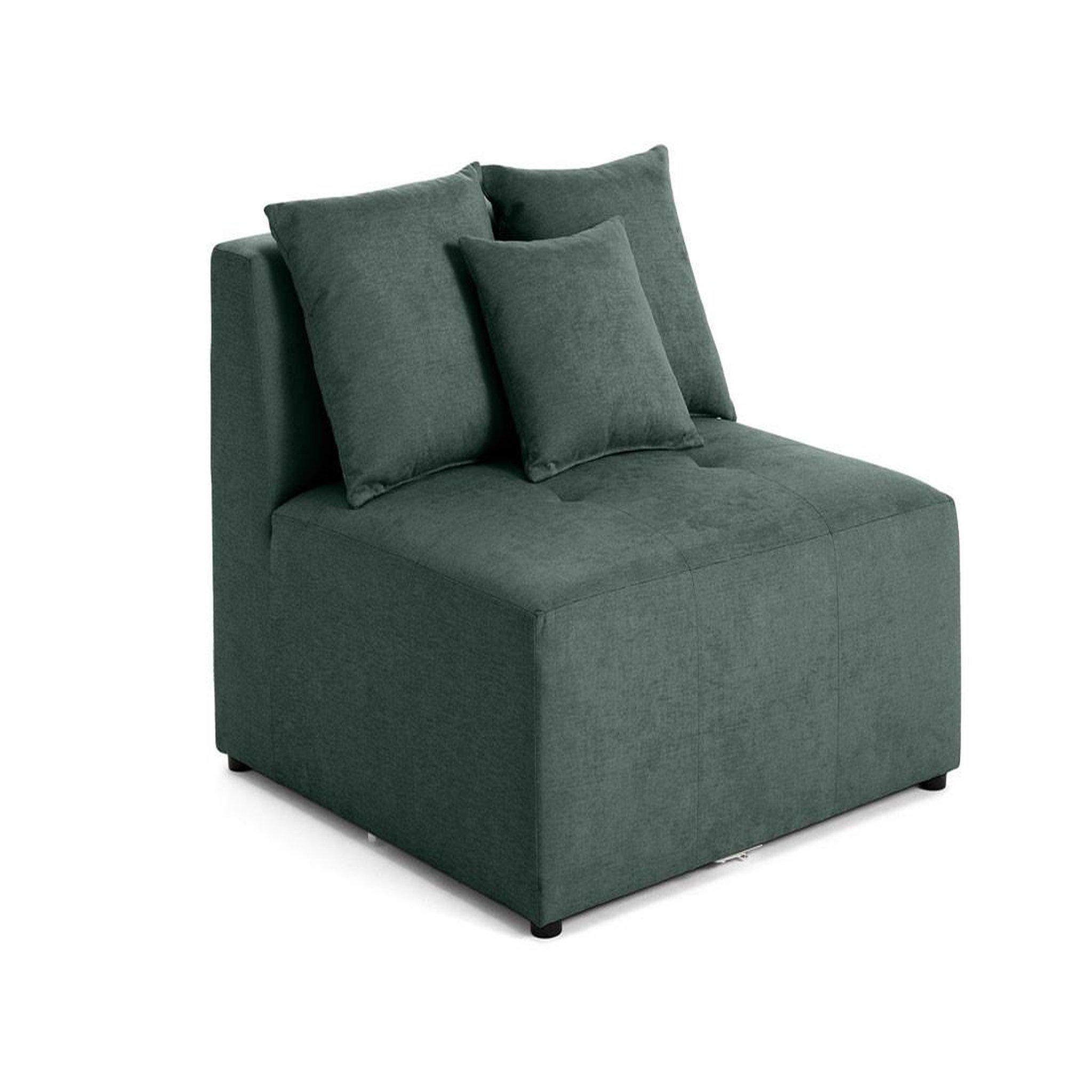 Voir la diapositive 1 : LISA DESIGN Amalfi - module d'assise sans accoudoirs - 1 place - en tissu