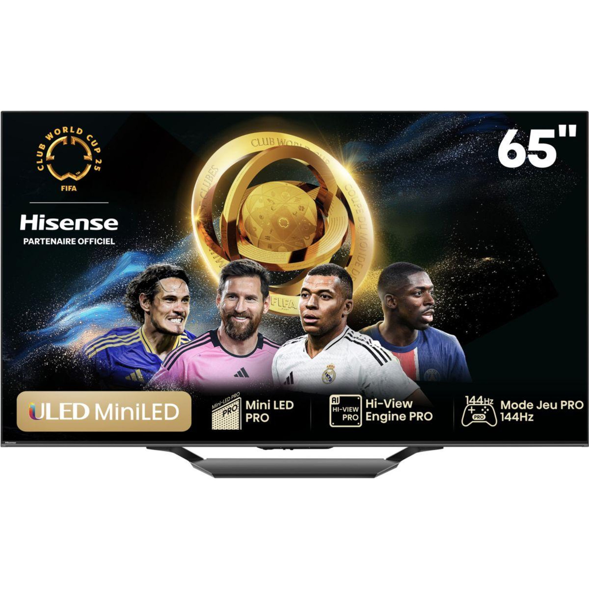 Voir la diapositive 1 : Hisense TV Mini Led 65U7NQ (164cm)